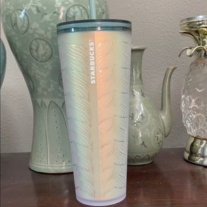 Bnwt Starbucks 50th anniversary soft touch fin tumbler